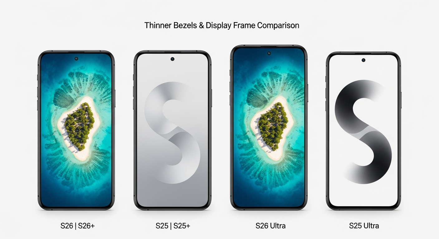 Samsung Galaxy S26 Ultra reveals: extremely narrow bezels and battery technology innovation